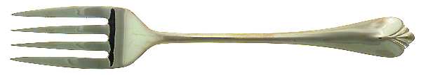 Golden Park Hill (Gold Electroplate, 1985) Individual Salad Fork
