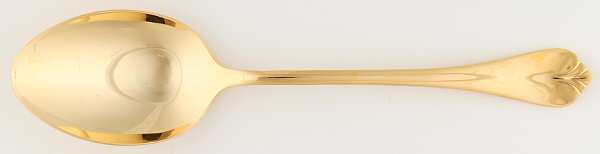 Golden Park Hill (Gold Electroplate, 1985) Tablespoon (Serving Spoon)