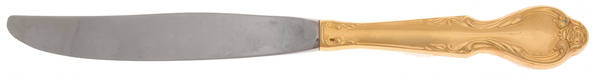 Golden Queen's Fancy (Gold Electroplate) Modern Hollow Knife