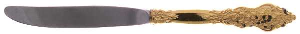 Golden Renaissance (Gold Electroplate) Modern Hollow Knife