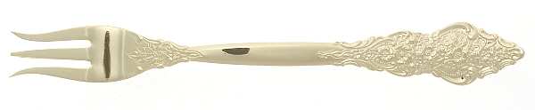 Golden Renaissance (Gold Electroplate) Short Handle Pickle/Olive Fork