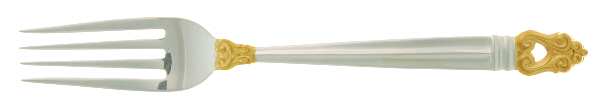 Golden Royal Danish (Gold Accent) Fork