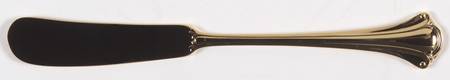 Gold Resplendence (Gold Electroplate, 1984) Flat Handle Butter Spreader