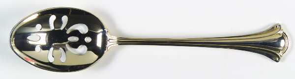 Gold Resplendence (Gold Electroplate, 1984) Pierced Tablespoon (Serving Spoon)