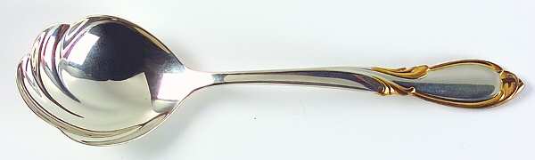 Golden Rhapsody, New (Sterling, 1957) Sugar Shell Spoon
