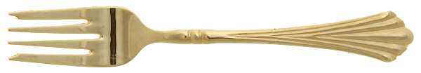 Golden Royal Plume (Gold Electroplate) Individual Salad Fork