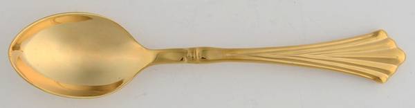 Golden Royal Plume (Gold Electroplate) Teaspoon