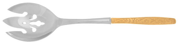 Golden Scroll-Americana Golden Heritage Salad Serving Fork with Stainless Prongs HC
