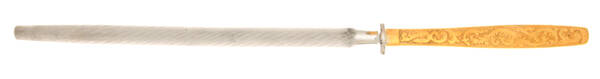 Golden Scroll-Americana Golden Heritage Sharpener Knife with Steel Rod HC