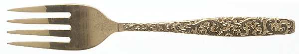 Golden Scroll-Americana Golden Heritage Individual Salad Fork