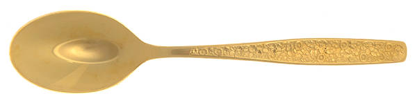 Golden Spring Garden (Gold Electroplate) Place/Oval Soup Spoon