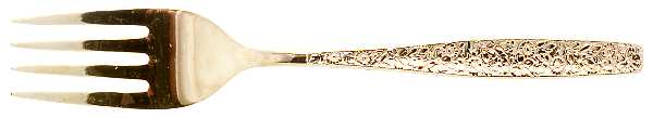 Golden Spring Garden (Gold Electroplate) Individual Salad Fork