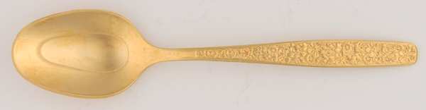 Golden Spring Garden (Gold Electroplate) Teaspoon
