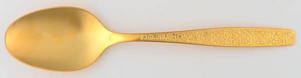 Golden Spring Garden (Gold Electroplate) Tablespoon (Serving Spoon)