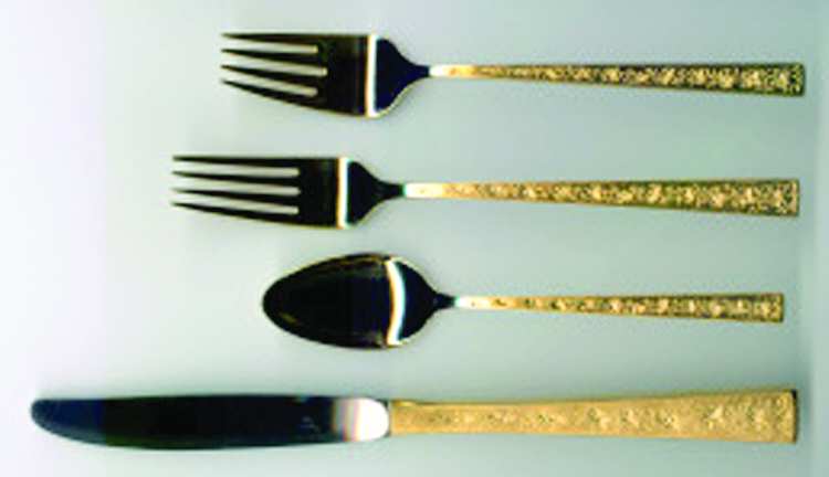 Golden Silver Lace (Gold Electroplate) Fork