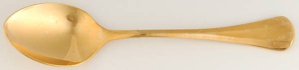 Golden Symmetry (Gold Electroplate, 1984) Place/Oval Soup Spoon