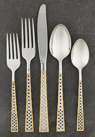 Golden Tradewinds (Sterling, 1975) 40 Piece Estate Set