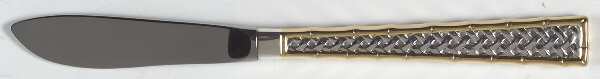 Golden Tradewinds (Sterling, 1975) Modern Hollow Butter Spreader (Stainless)