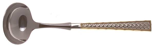 Golden Tradewinds (Sterling, 1975) Hollow Handle Gravy Ladle with Stainless Bowl