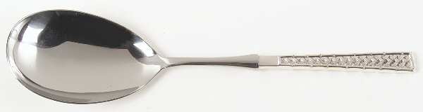 Golden Tradewinds (Sterling, 1975) Salad Servng Spoon with Stainless Bowl
