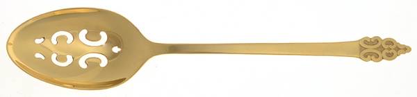 Golden Triumph (Goldeltroplt, 1968) Pierced Tablespoon (Serving Spoon)