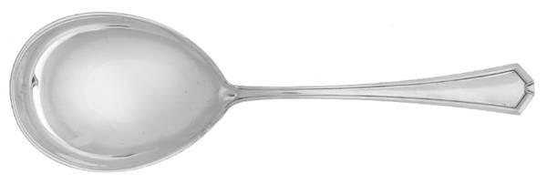 Governor Warren (Sterling, 1918) Medium Solid Berry/Casserole Spoon