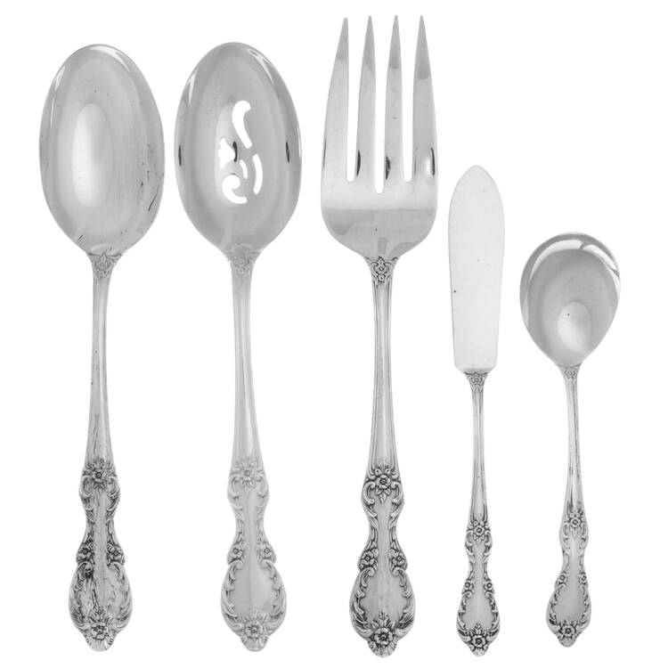 Grand Elegance (Silverplate, 1959) 5 Piece Hostess Set