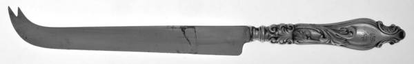 Grecian (Silverplate, 1892) Hollow Handled Cheese Knife with Silverplate Blade