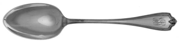 Grecian-New Grecian (Silverplate, 1913) Monogram Tablespoon (Serving Spoon)