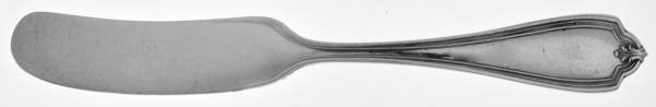 Grecian-New Grecian (Silverplate, 1913) Flat Handle Butter Spreader