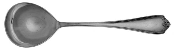 Grecian-New Grecian (Silverplate, 1913) Round Bowl Soup Spoon (Bouillon)