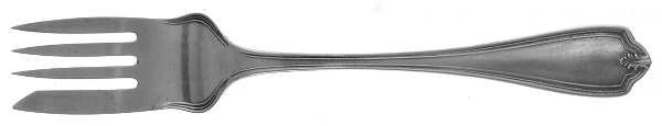 Grecian-New Grecian (Silverplate, 1913) Individual Salad Fork