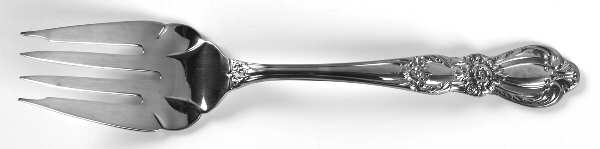 Grand Heritage (Silverplate, 1968) Medium Solid Cold Meat Serving Fork