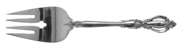 Grande Regency (Sterling, 1969) Small Solid Cold Meat Serving Fork