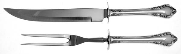 Grand Recollection-Tradition 2 Piece Small Carving Set W/ Sterling Guard