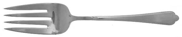 Guest of Honor (Silverplate, 1935) Medium Solid Cold Meat Serving Fork