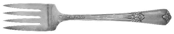 Guild-Cadence (Silverplate, 1932) Medium Solid Cold Meat Serving Fork