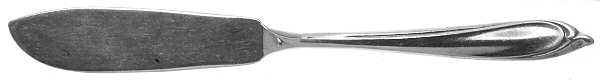 Happy Anniversary (Silverplate, 1960) Flat Handle Master Butter Knife