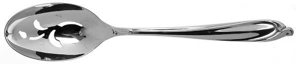 Happy Anniversary (Silverplate, 1960) Pierced Tablespoon (Serving Spoon)