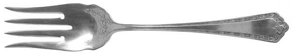Hampden (Silverplate, 1915) Medium Solid Cold Meat Serving Fork