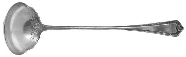 Hampden (Silverplate, 1915) Solid Piece Cream Ladle