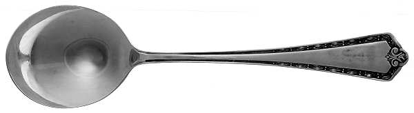 Hampden (Silverplate, 1915) Round Bowl Soup Spoon (Gumbo)