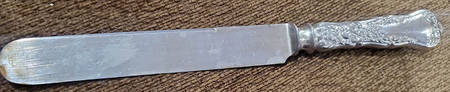 Harvard I (Silverplate, 1891) Blunt Hollow Knife with Bolster