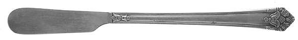 Her Majesty (Silverplate, 1931) Flat Handle Butter Spreader