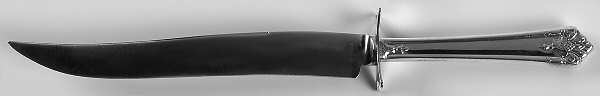 Her Majesty (Silverplate, 1931) Large Stainless Blade Roast Carving Knife