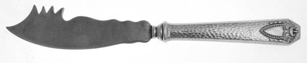 Heraldic (Silverplate, 1916) Hollow Handled Cheese Knife with Silverplate Blade