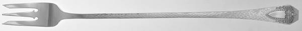 Heraldic (Silverplate, 1916) Long Handle Pickle/Olive Fork