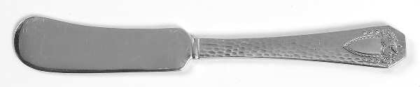 Heraldic (Silverplate, 1916) Flat Handle Butter Spreader