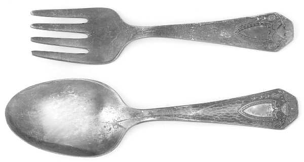 Heraldic (Silverplate, 1916) 2 Pc Baby Set (BF, BS)
