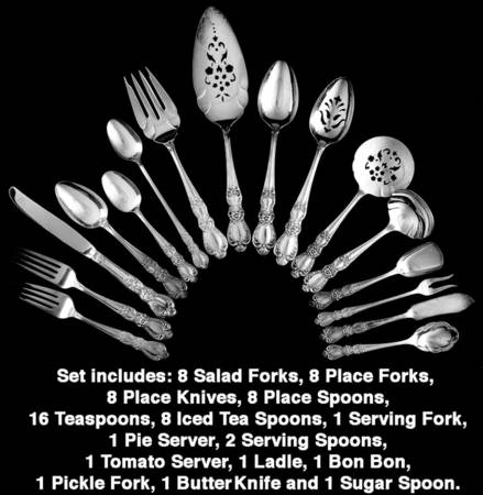 Heritage (Silverplate, 1953) 66 Piece Set